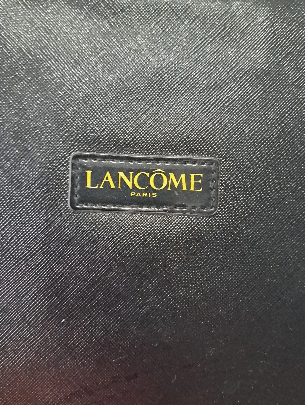 Lancome Paris Large Black Travel Cosmetic Bag